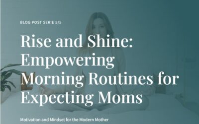 Blog 5 /5 : Motivation and Mindset for the Modern Mother